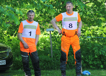 Antti Oksanen ja Jarmo Laatikainen SM-kisassa 2017 (Kuva:Olli Peltola)